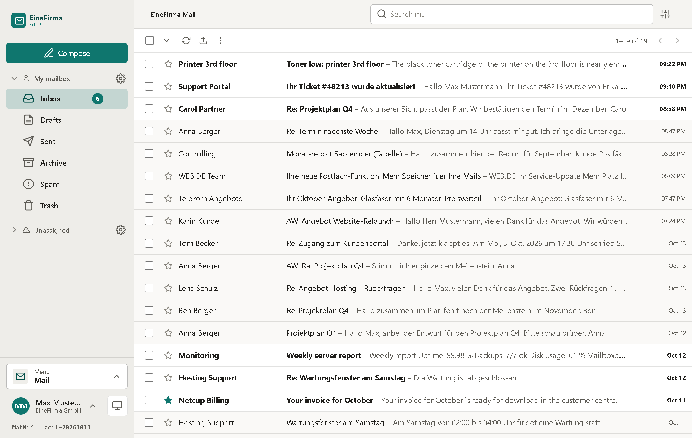 MatMail